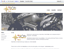 Tablet Screenshot of moto-adventure-tech.com.pl